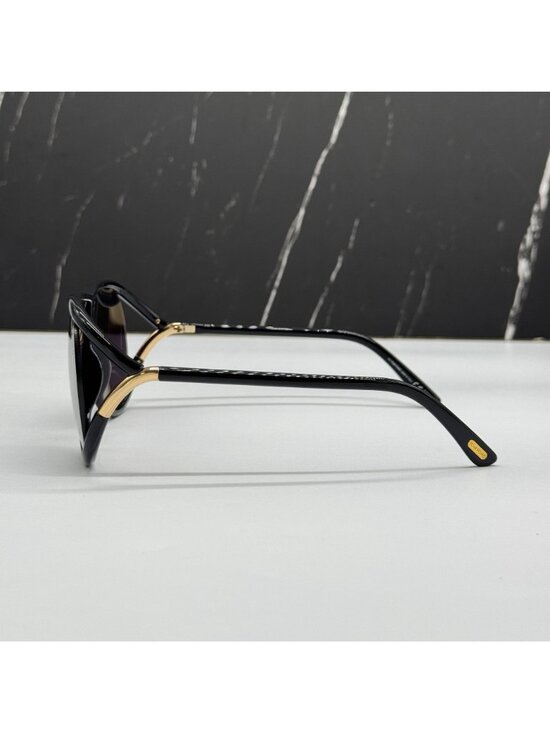 NWT Tom Ford Axel FT1197 01A Black Unisex Sunglasses Authentic main image 12